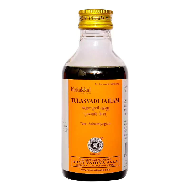 Kottakkal Arya Vaidyasala Thulasyadi Thailam, 200 ml-1.webp